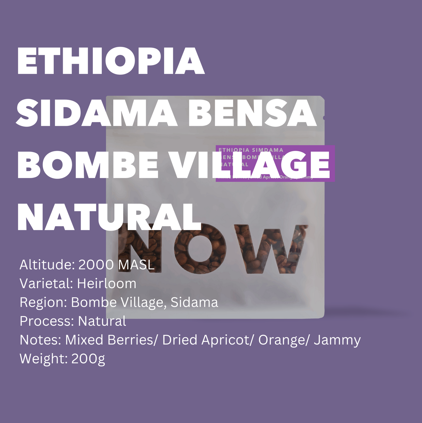 Ethiopia Sidama Bensa Bombe Village Natural