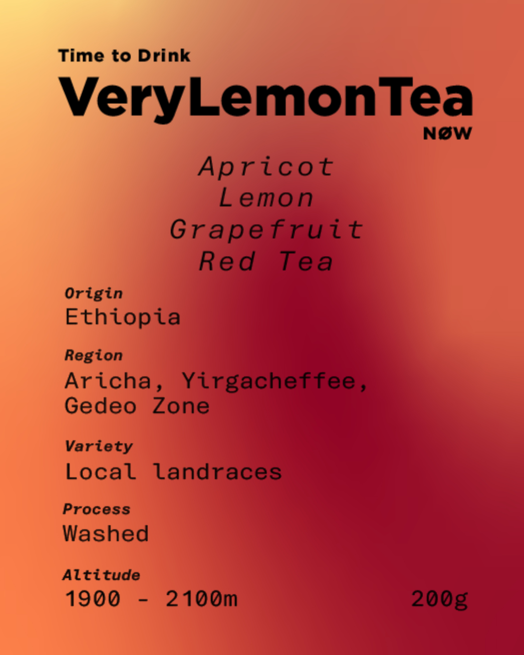 VLT - Ethiopia Yirgacheffe Aricha Washed