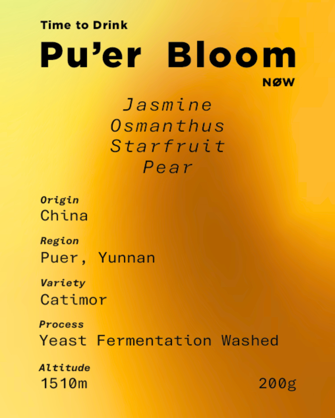 Coming Soon - Yunnan Las Flores Yeast Fermentation Washed