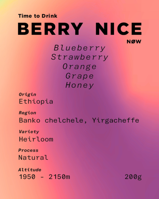 BERRY NICE - Ethiopia Yirgacheffe Banko Chelchele Natural