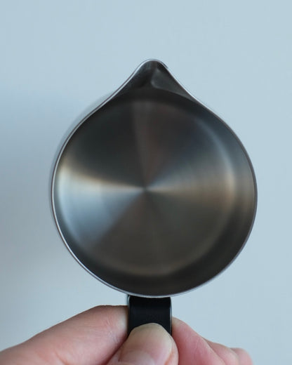 WPM 10OZ CINDER MATT BLACK MILK PITCHER (SHARP SPOUT)