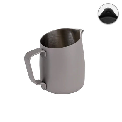 WPM 15OZ CINDER MATT GREY MILK PITCHER (ROUND SPOUT)