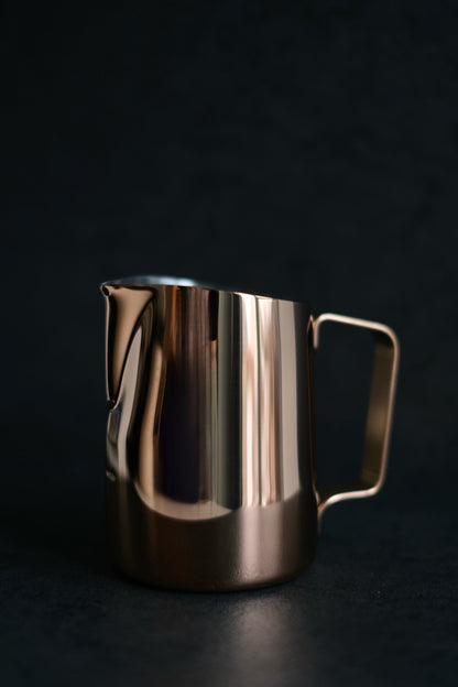 WPM 15OZ ROSE GOLD MILK PITCHER (SHARP SPOUT)