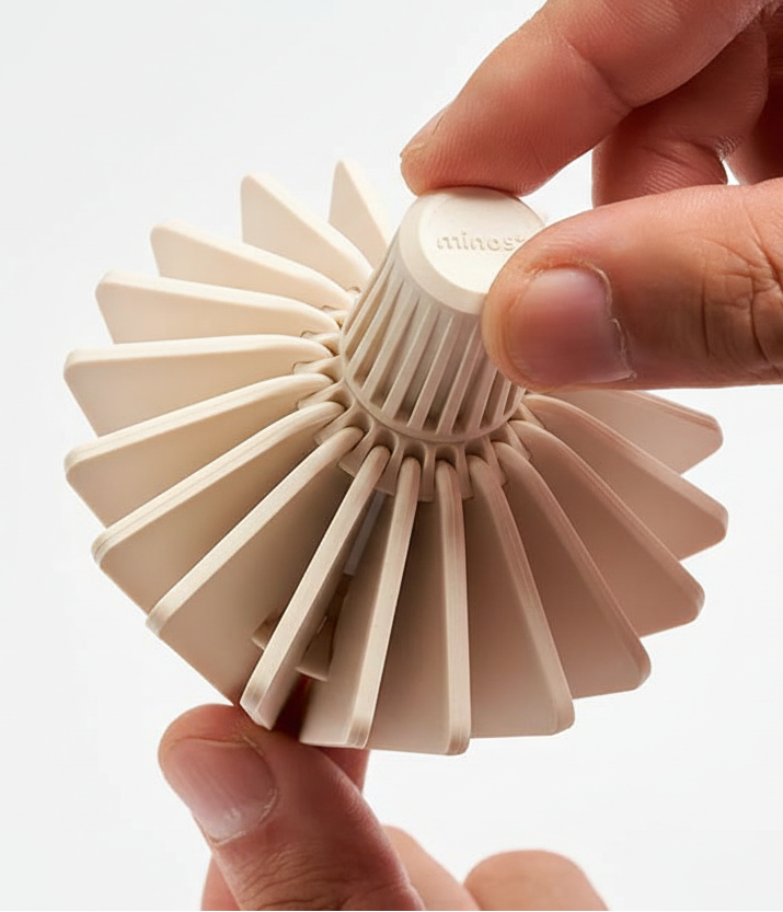 Minos The Anchor Adjustable Coffee Paper Filter Shaping Tool 36°~60° Adjustable Range Design Compatible With Multiple Filter Cup