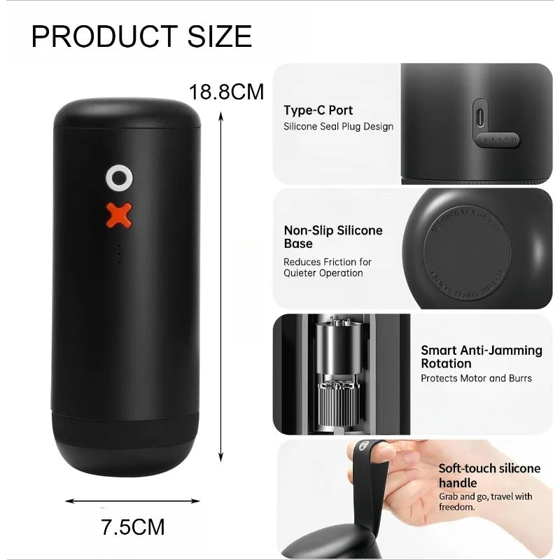 TIMEMORE Nuttii OX Electric Burr Coffee Grinder