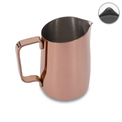 WPM 15OZ ROSE GOLD MILK PITCHER (SHARP SPOUT)