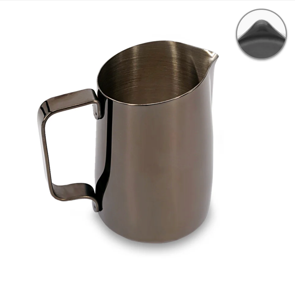 WPM 15OZ TITANIUM MILK PITCHER (SHARP SPOUT)