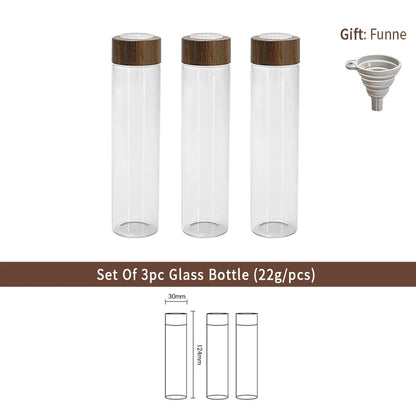 Coffee Beans Storage Container Display Rack Tea Tube Bottle Glass With Breathable Lid Espresso Accessory Tool Barista Coffeware