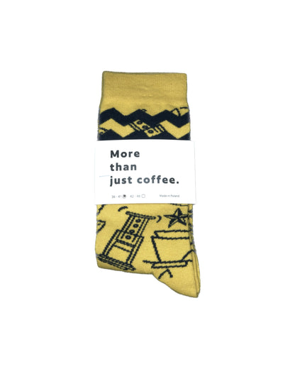 SOCKS: YELLOW COFFEVER